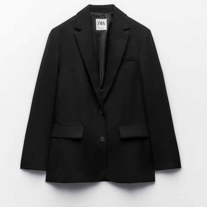 Zara Basic Black Blazer